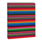 Serape Saltillo Red Canvas Print Gallery Image 8