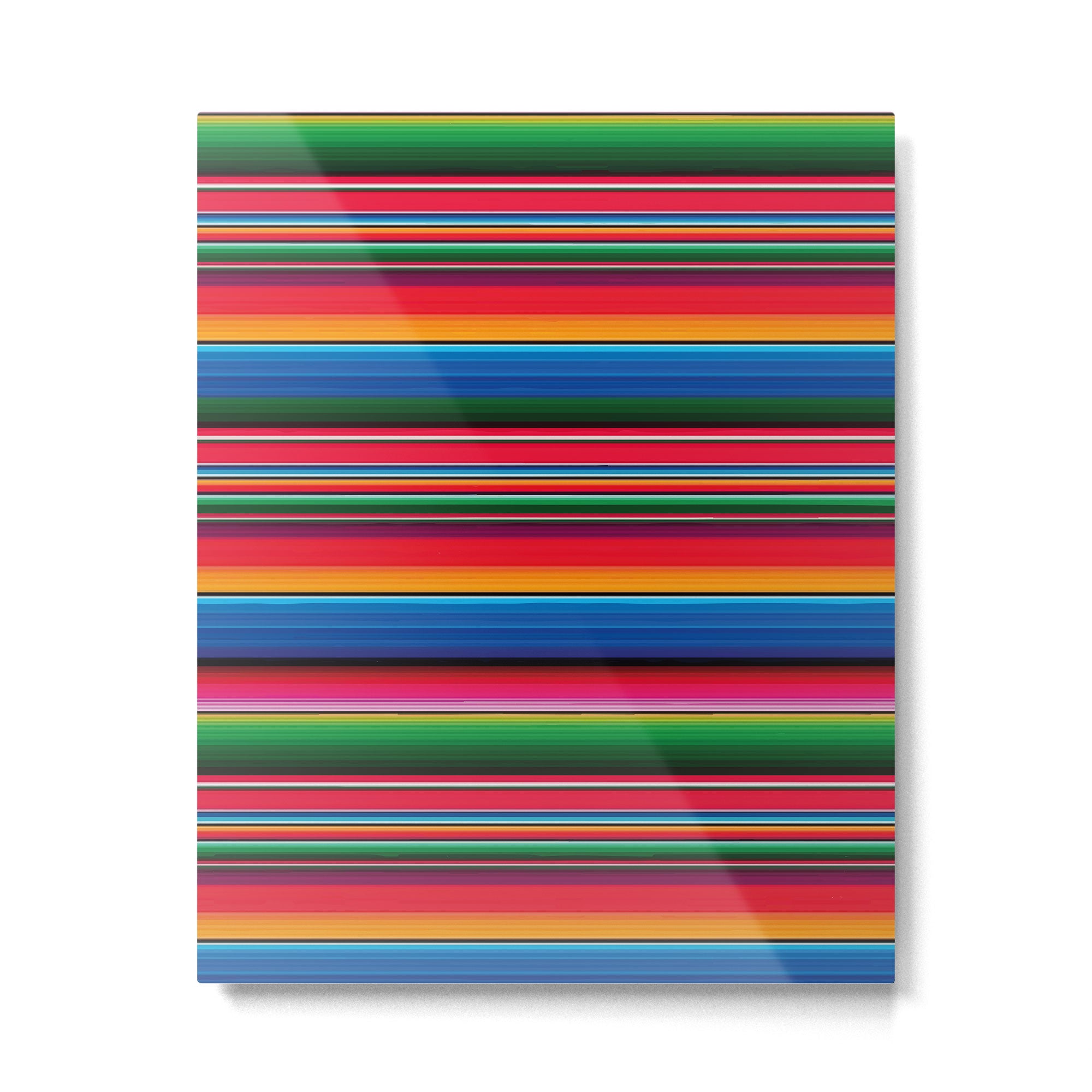 Serape Saltillo Red Metal Print Gallery Image 6