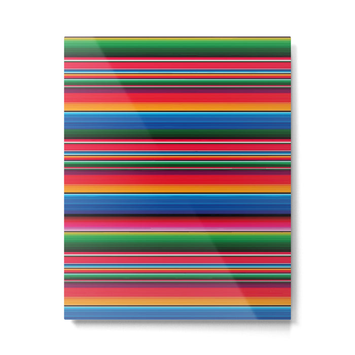 Serape Saltillo Red Metal Print Gallery Image 1