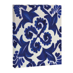 Talavera mexican tile traditional blue ceramic mosaic Canvas Print Gallery Image 8