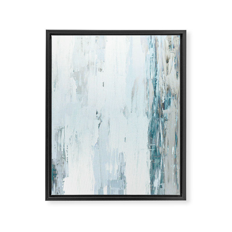 Rain Drops Framed Canvas Print