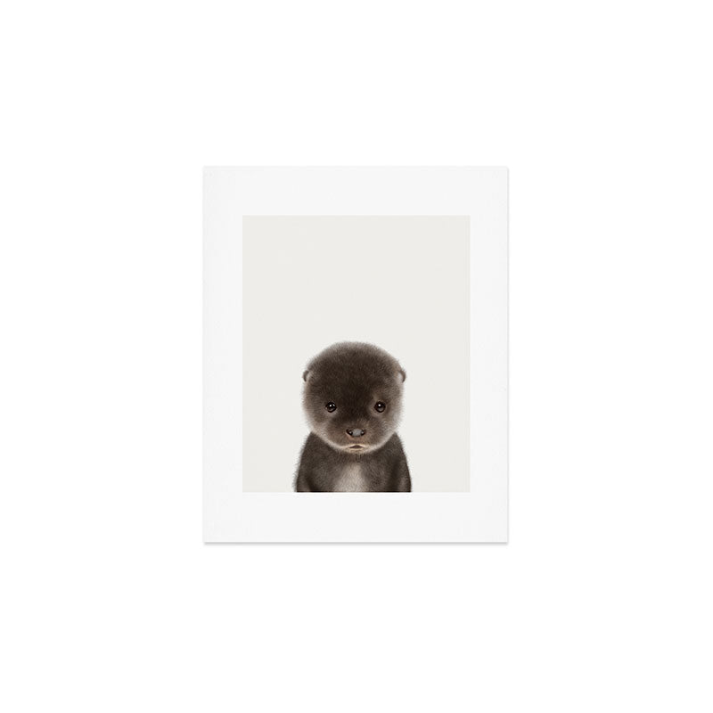 Baby Otter Art Print Gallery Image 1