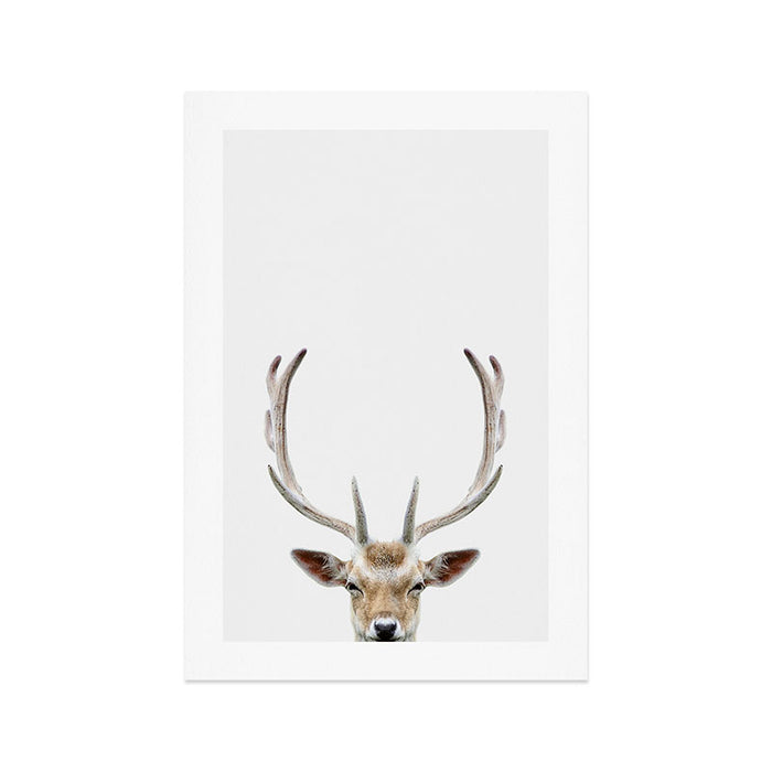 Deer Head Art Print Gallery Image 1