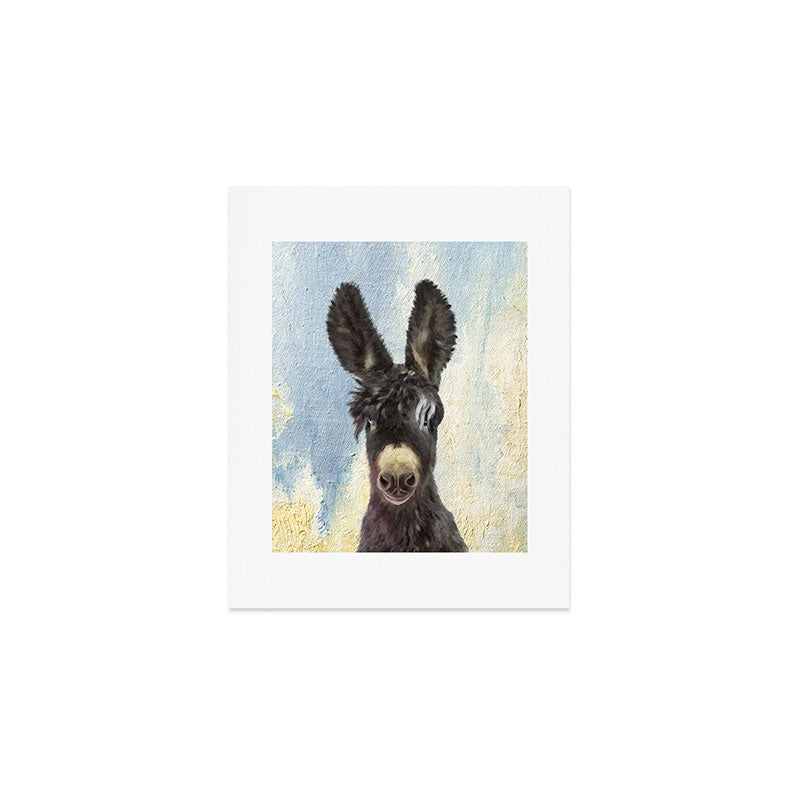 Donkey Art Print Gallery Image 1