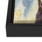 Donkey Framed Canvas Print Gallery Image 3
