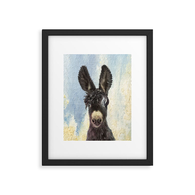 Donkey Framed Art Print Gallery Image 5