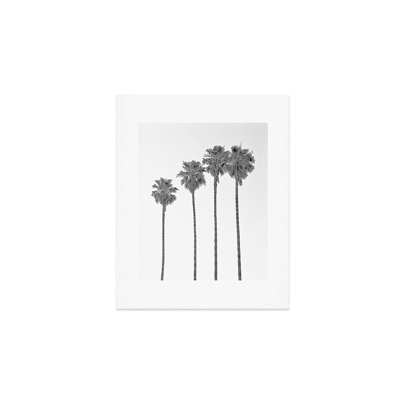 Four Palm Trees Art Print Gallery Image 1