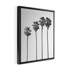 Four Palm Trees Framed Canvas Print Gallery Image 2