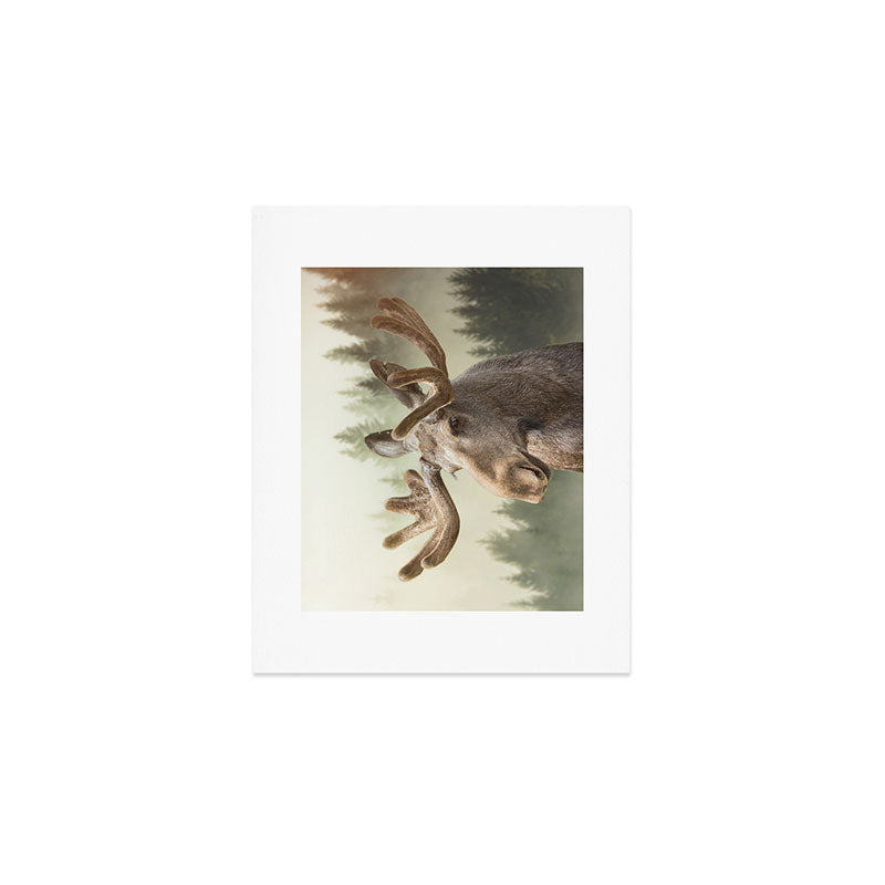 Moose Art Print Gallery Image 1