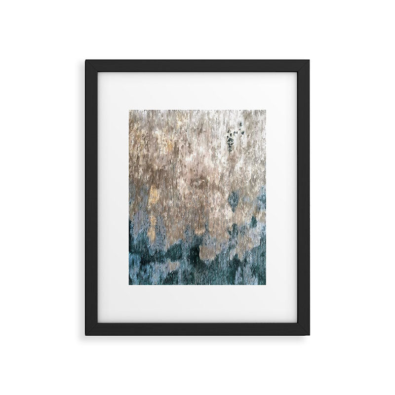 Blue Grey Abstract Framed Art Print Gallery Image 6
