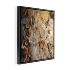 Eucalyptus Tree Peeling Bark Abstract Framed Canvas Print Gallery Image 2