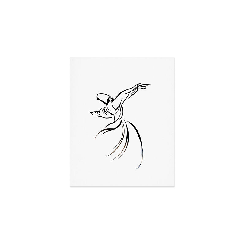 Sufi Meditation Whirling Dervish Art Print Gallery Image 1