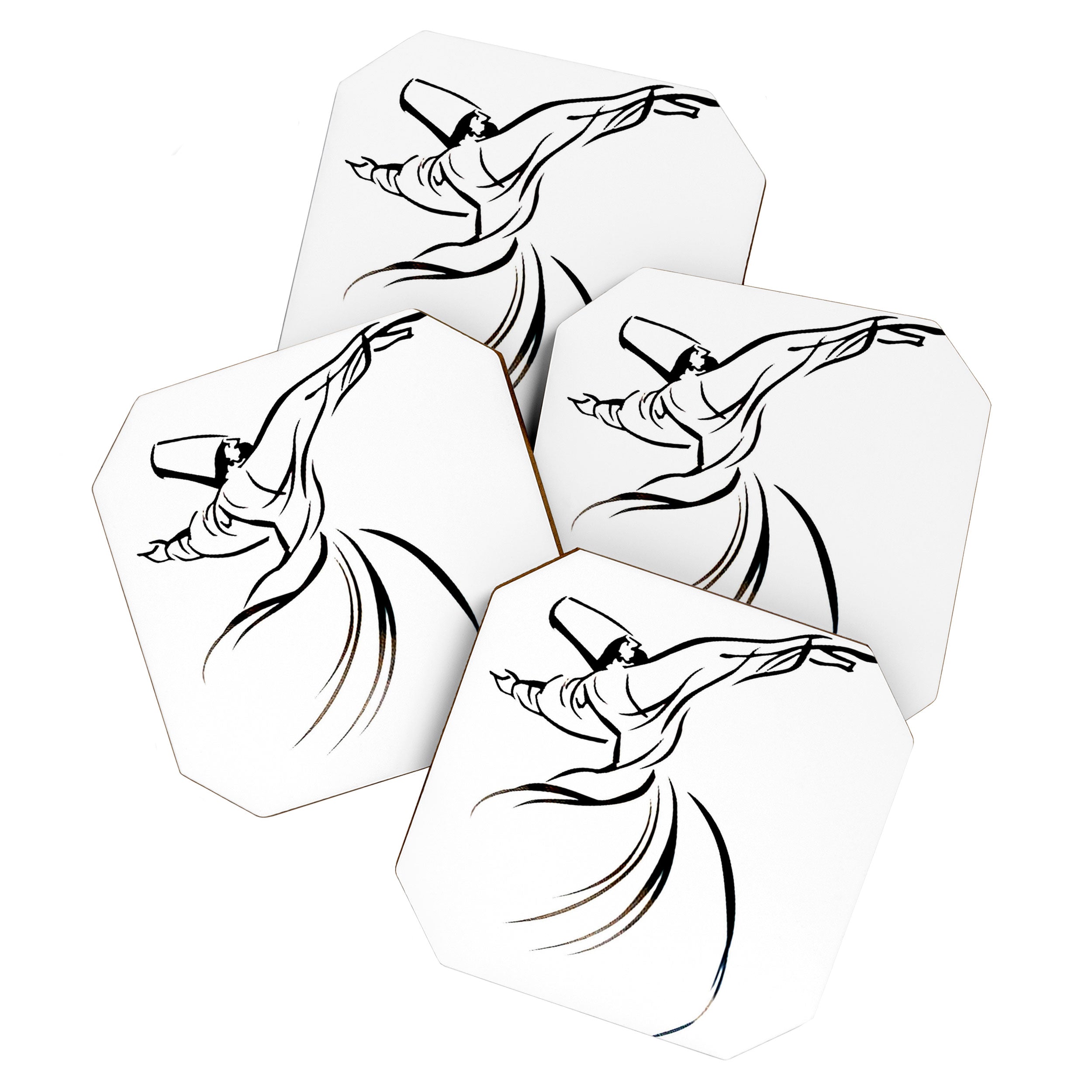Sufi Meditation Whirling Dervish Coaster Gallery Image 1