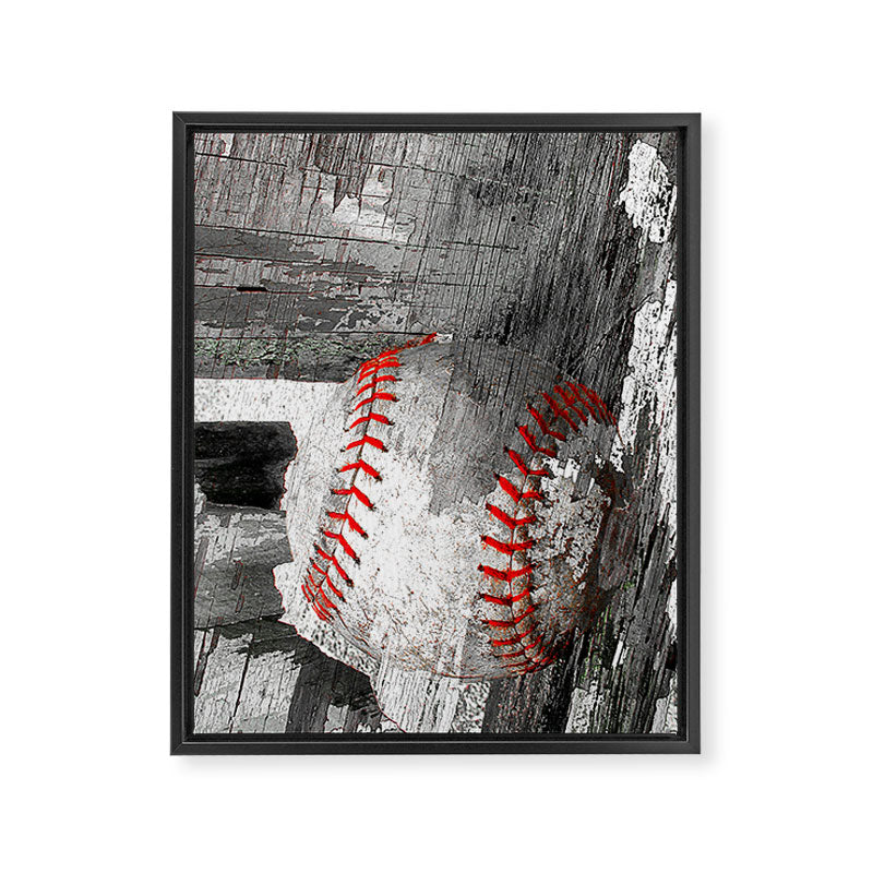 Baseball art vs 13 Framed Canvas Print Gallery Image 6