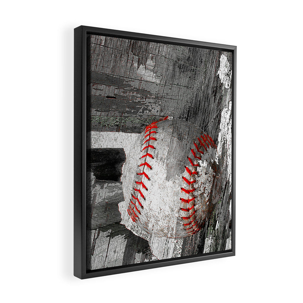Baseball art vs 13 Framed Canvas Print Gallery Image 2