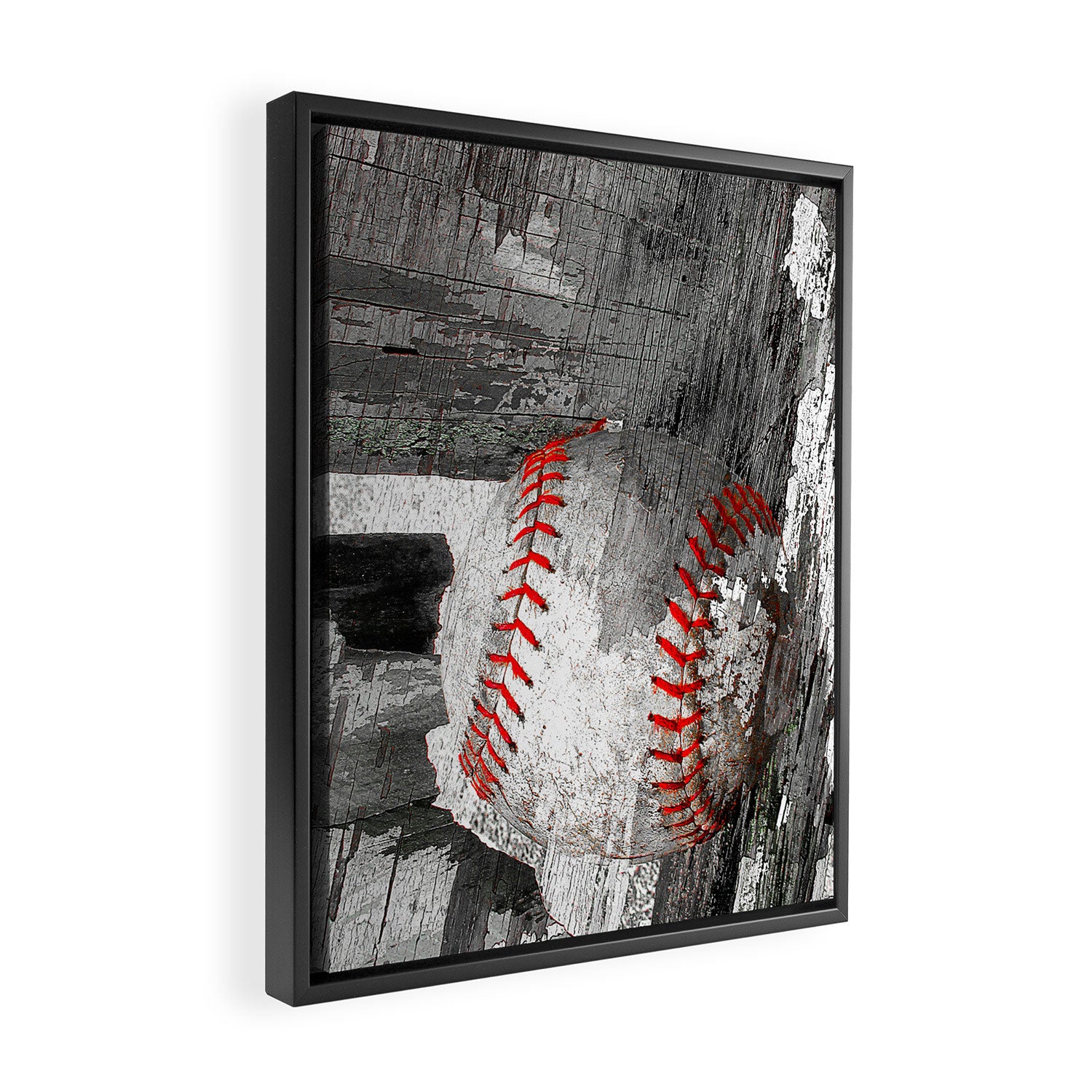 Baseball art vs 13 Framed Canvas Print Gallery Image 2