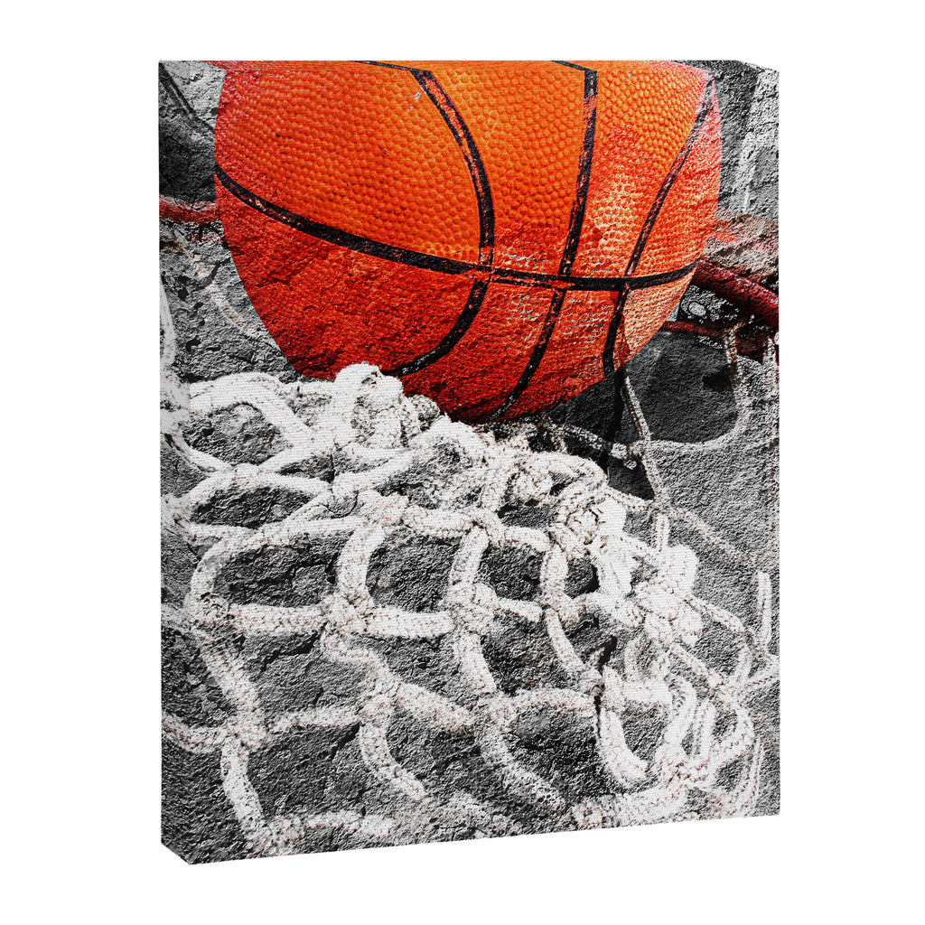 Basketball artwork variant 2 Canvas Print Gallery Image 6