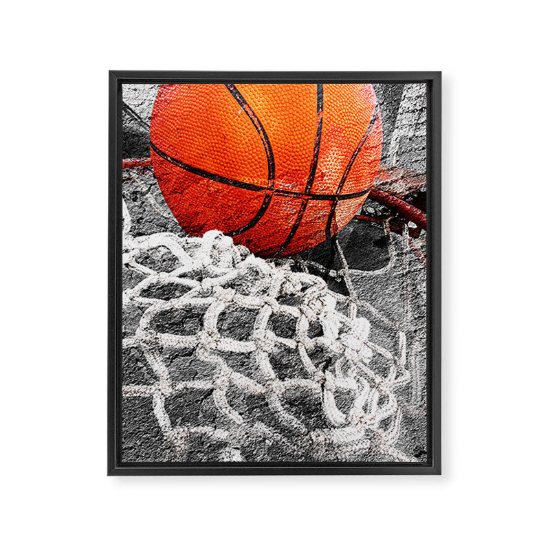 Basketball artwork variant 2 Framed Canvas Print Gallery Image 6