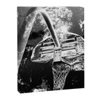 Black And White Basketball Art Canvas Print Gallery Image 6