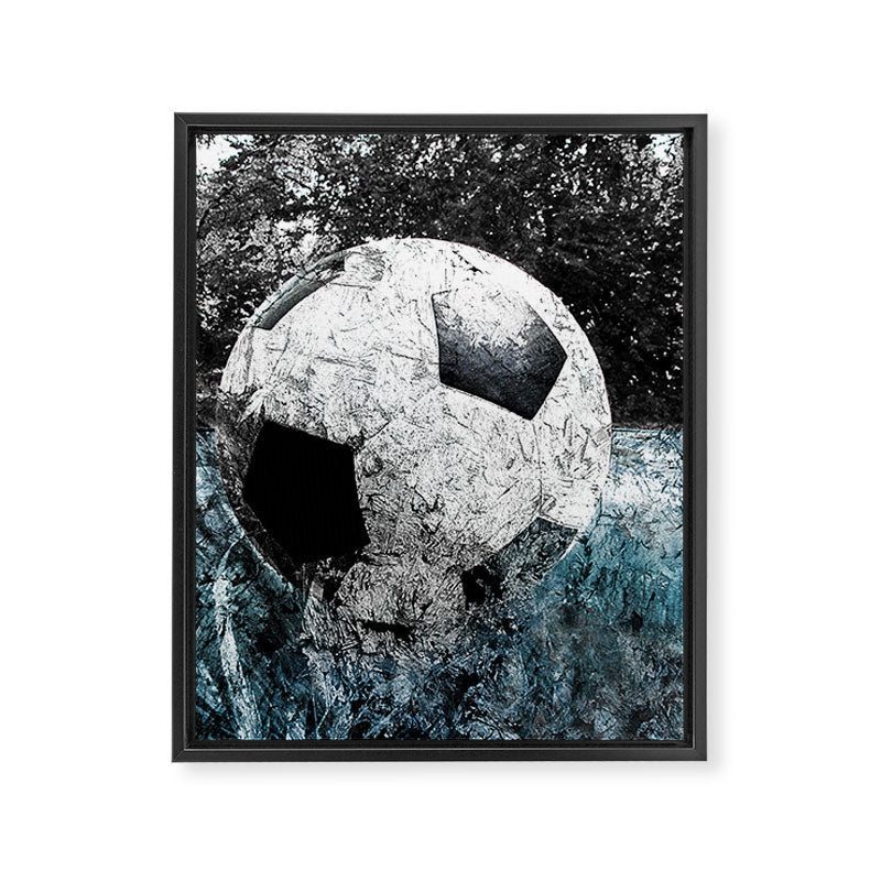 Modern soccer version 1 Framed Canvas Print Gallery Image 6