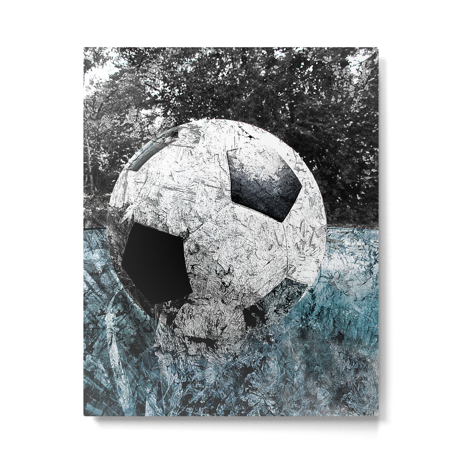 Modern soccer version 1 Metal Print Gallery Image 4