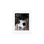 The soccer ball Art Print Gallery Image 1
