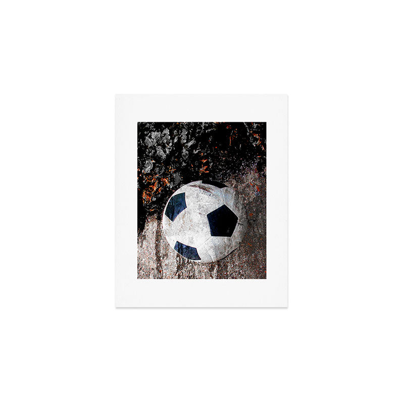 The soccer ball Art Print Gallery Image 1