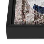 The soccer ball Framed Canvas Print Gallery Image 3