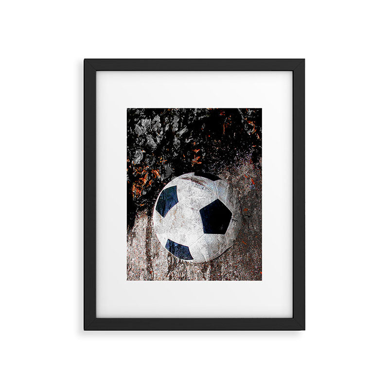 The soccer ball Framed Art Print Gallery Image 5