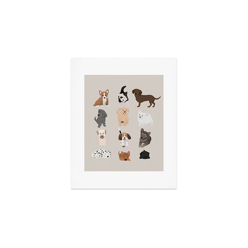 dogs Art Print Gallery Image 1