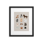 dogs Framed Art Print Gallery Image 5