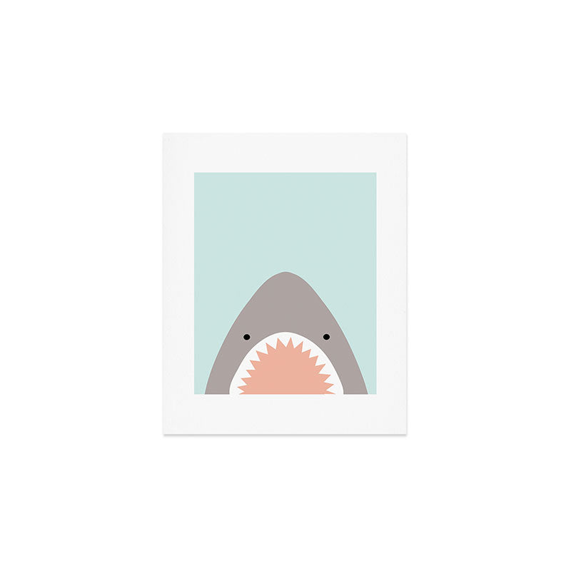 shark attack Art Print Gallery Image 1