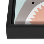 shark attack Framed Canvas Print Gallery Image 3