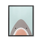 shark attack Framed Canvas Print Gallery Image 8