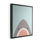 shark attack Framed Canvas Print Gallery Image 2
