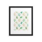 Gilded Jade & Mint Turtles Framed Art Print Gallery Image 5