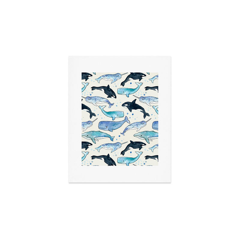 Whales, Orcas & Narwhals Art Print Gallery Image 1