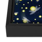 Fireflies at Night Framed Canvas Print Gallery Image 3