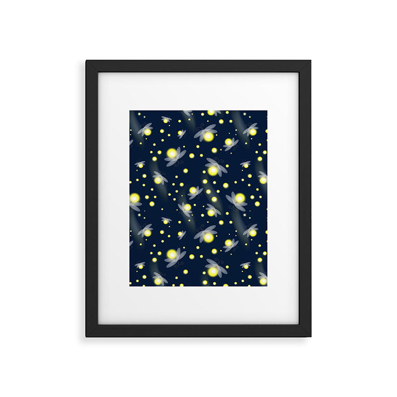 Fireflies at Night Framed Art Print Gallery Image 6