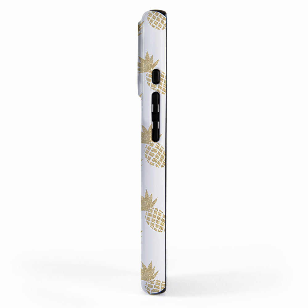 Gold Pineapple Pattern iPhone Case Gallery Image 2