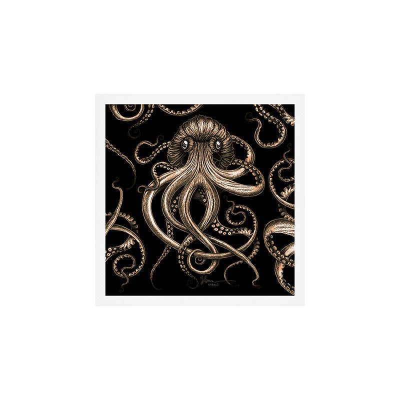 Bronze Kraken Art Print Gallery Image 1