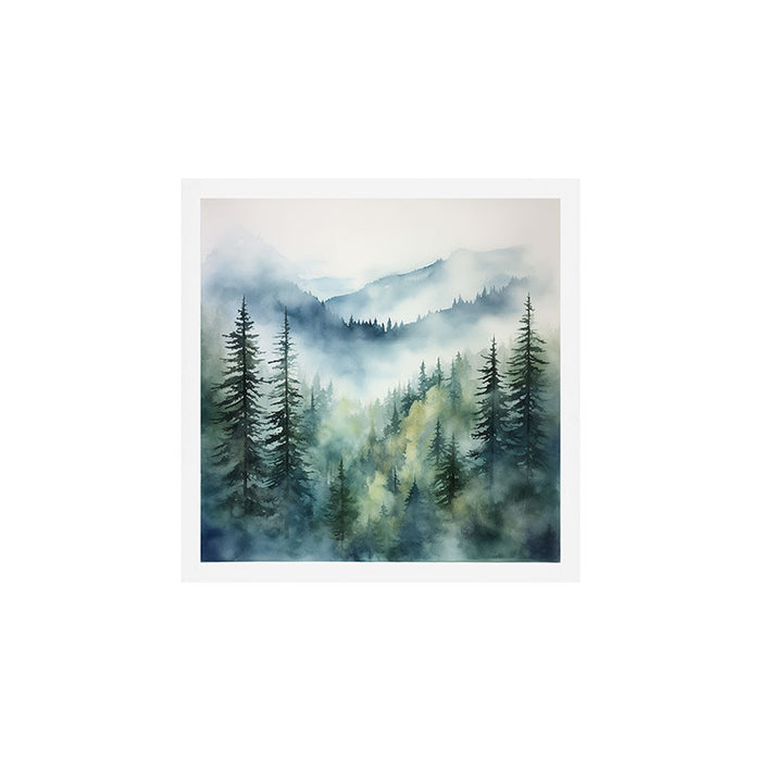 Treetops in the Mist Art Print Gallery Image 1