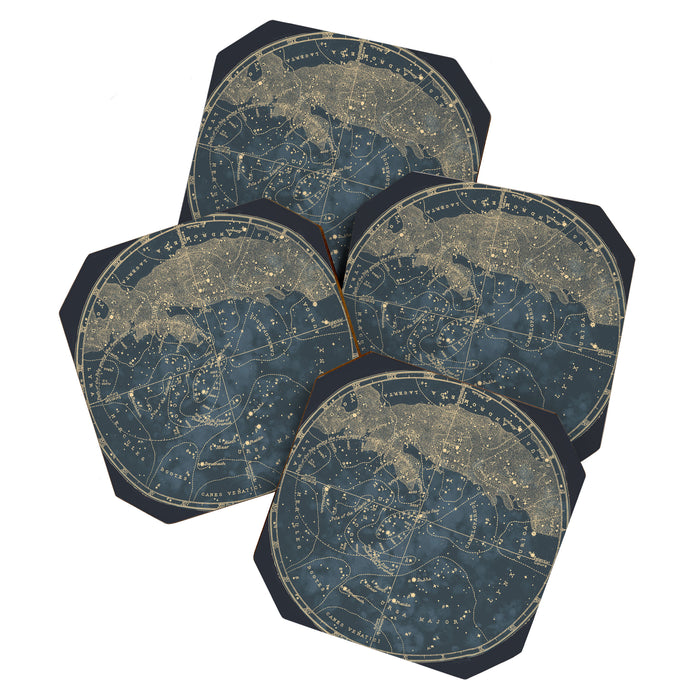 Vintage Astronomical Charts - Stars and Constellations Coaster Gallery Image 1