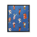 All Night Dance Party Framed Canvas Print Gallery Image 8