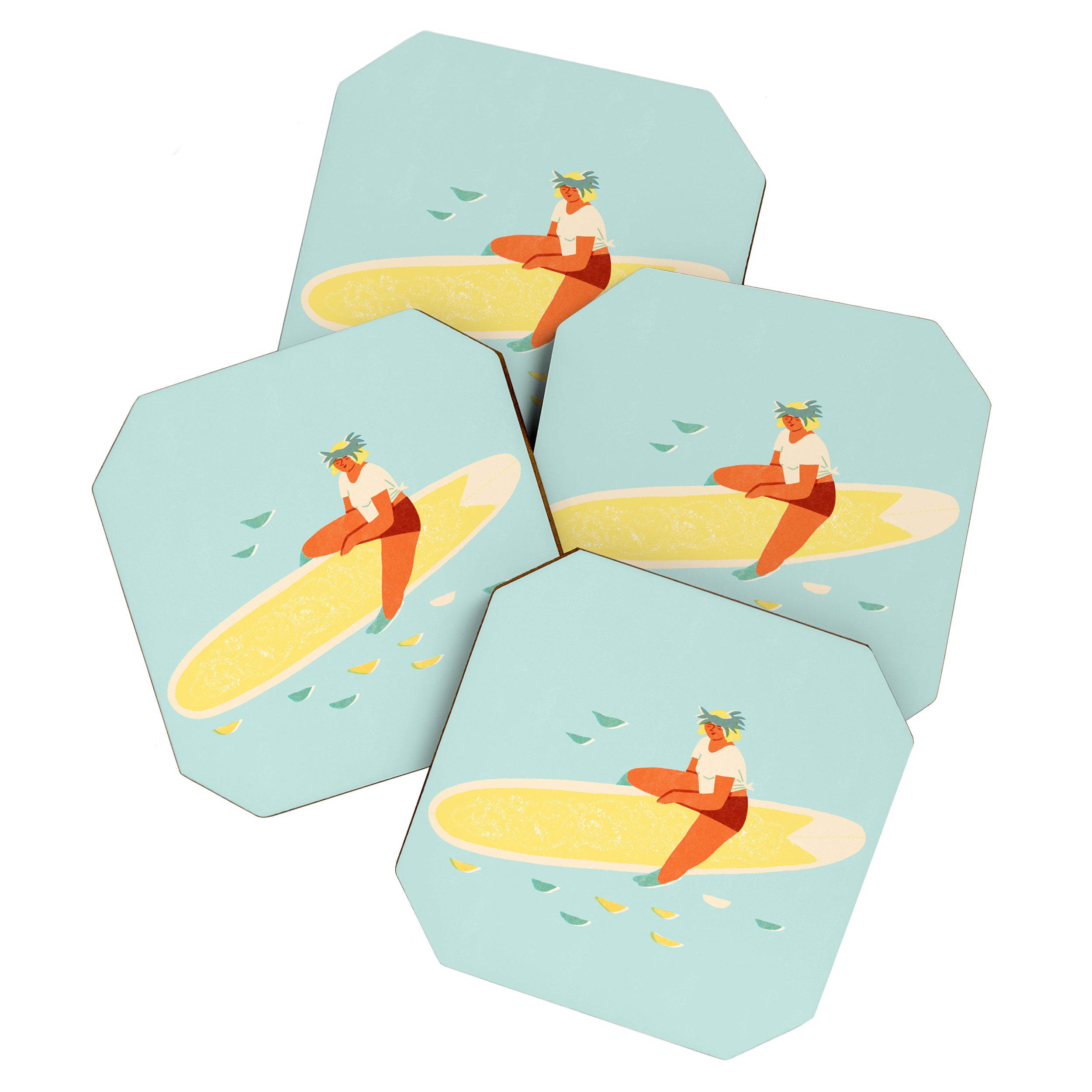 Aloha girl Coaster Gallery Image 1