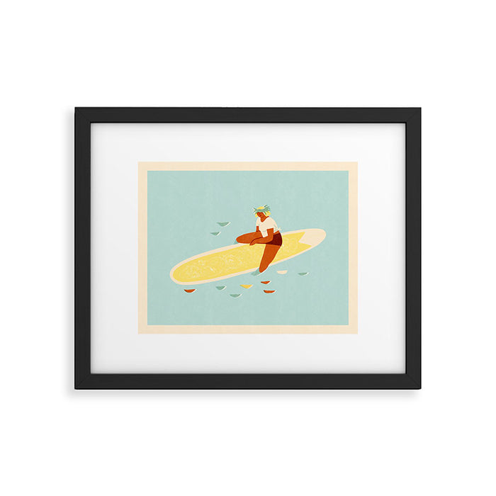 Aloha girl Framed Art Print Gallery Image 1
