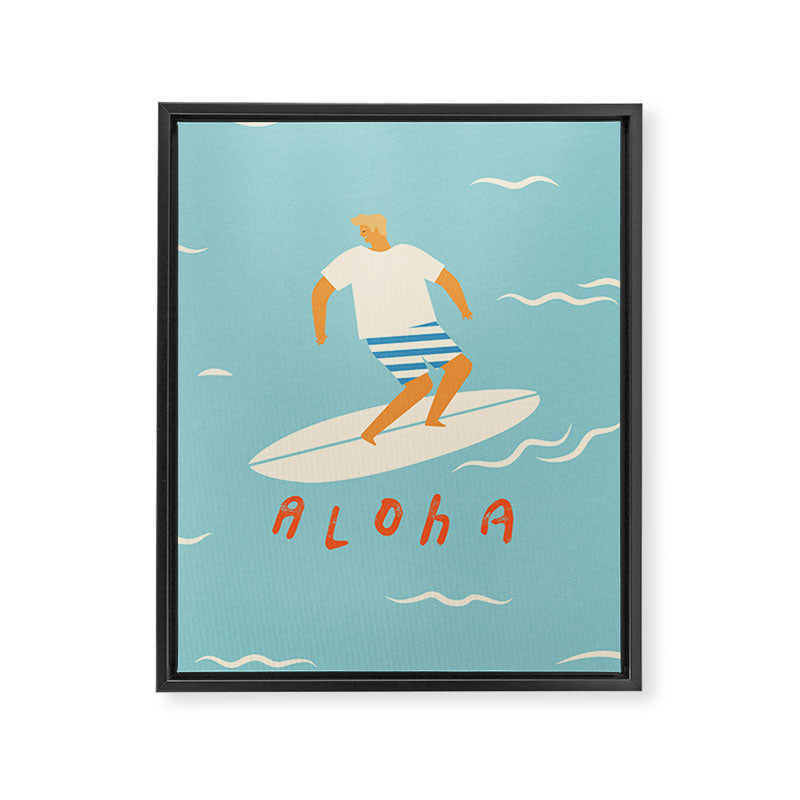 Aloha Framed Canvas Print Gallery Image 6