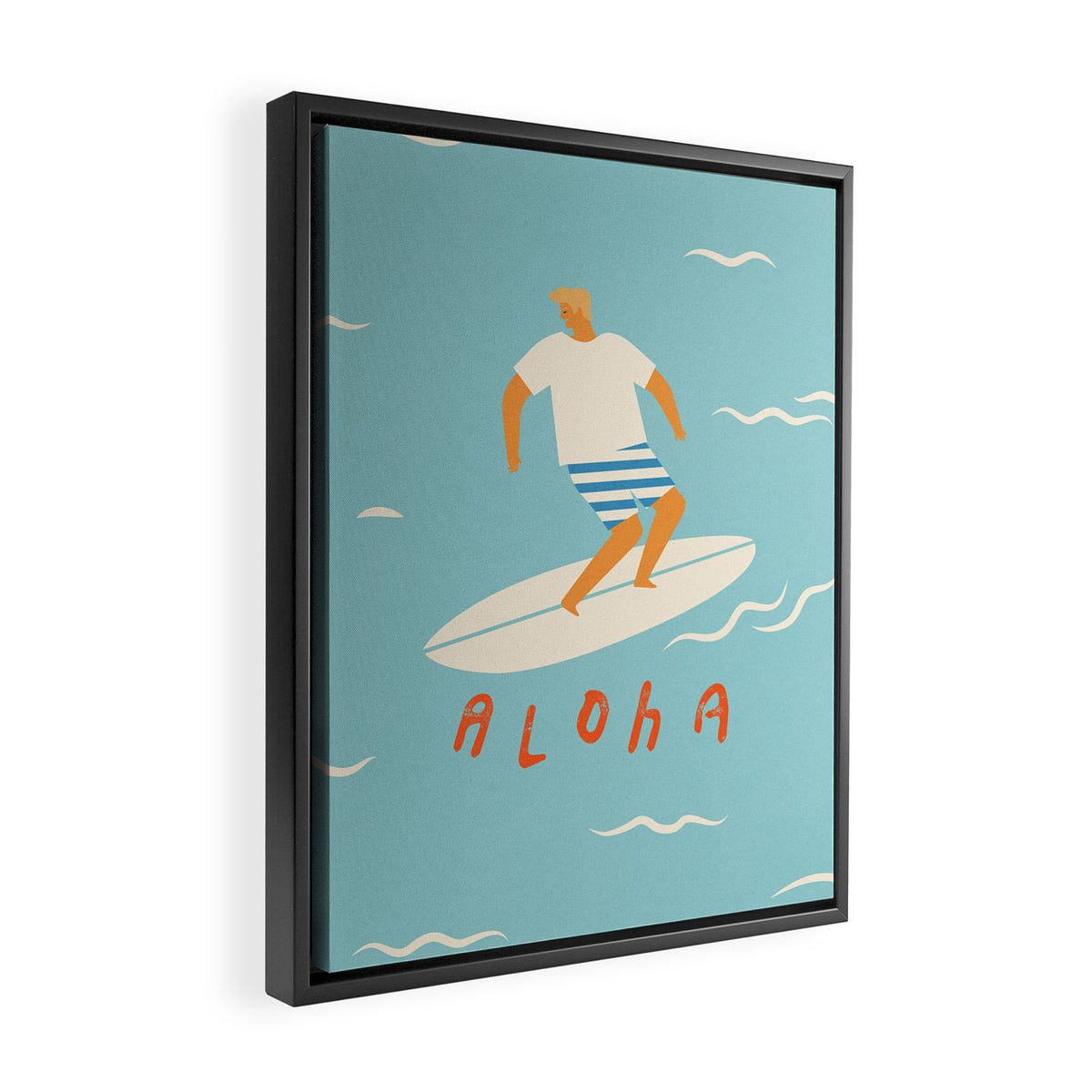 Aloha Framed Canvas Print Gallery Image 2