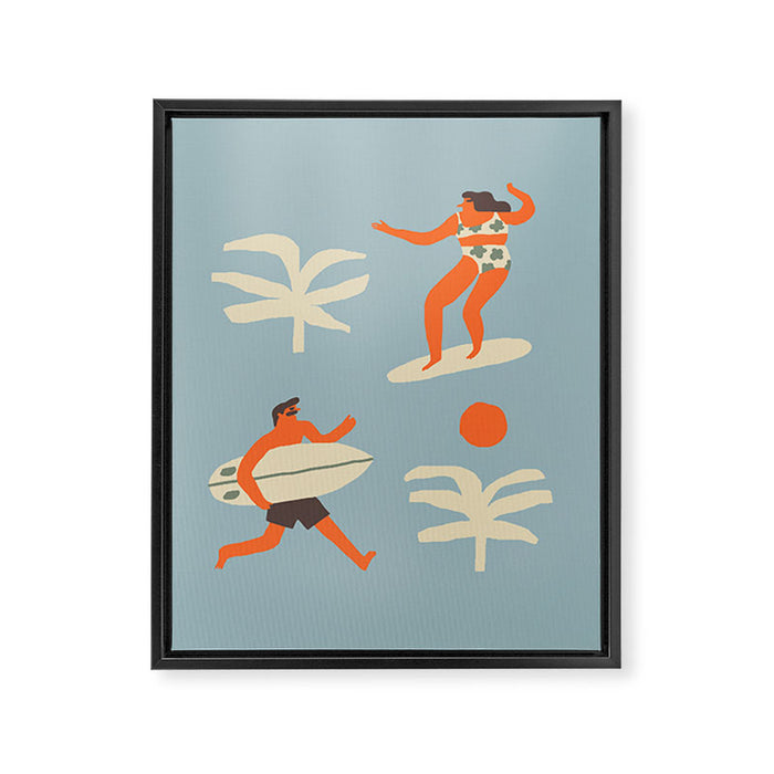 Always sunny in Bali Framed Canvas Print Gallery Image 1