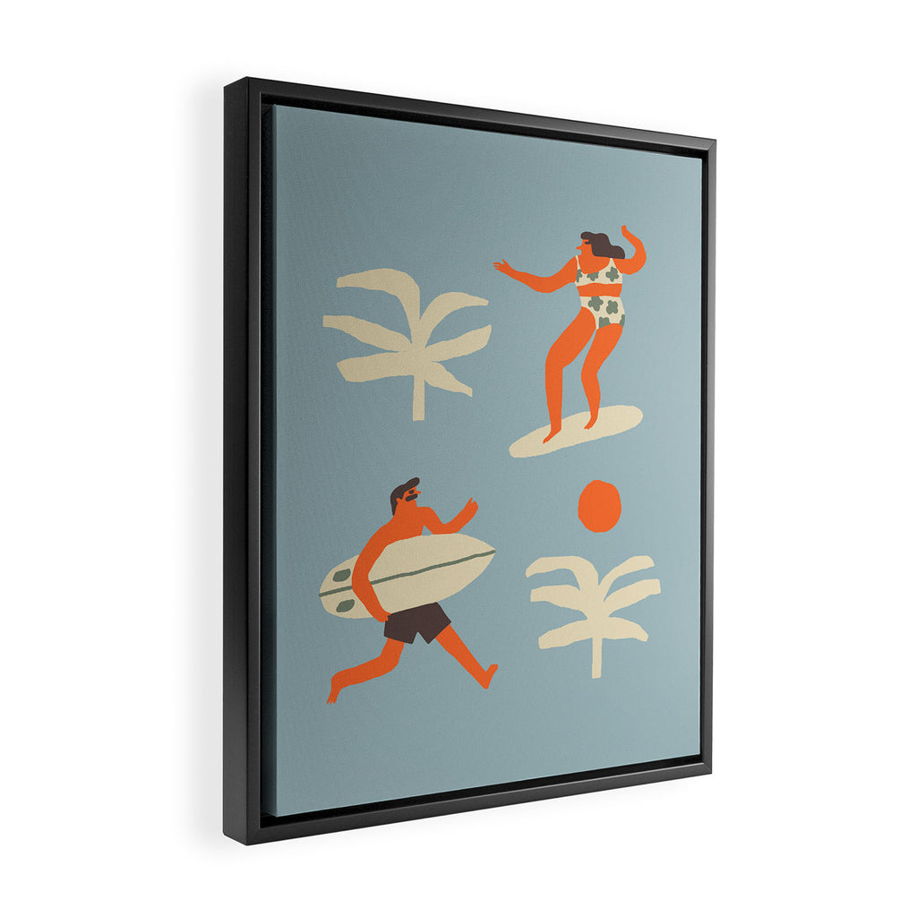 Always sunny in Bali Framed Canvas Print Gallery Image 2